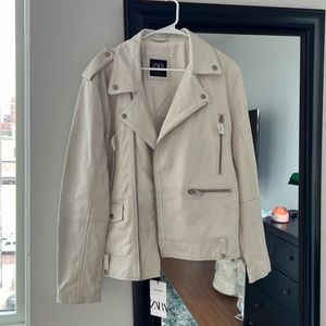 Brand New Zara Genuine Leather Jacket